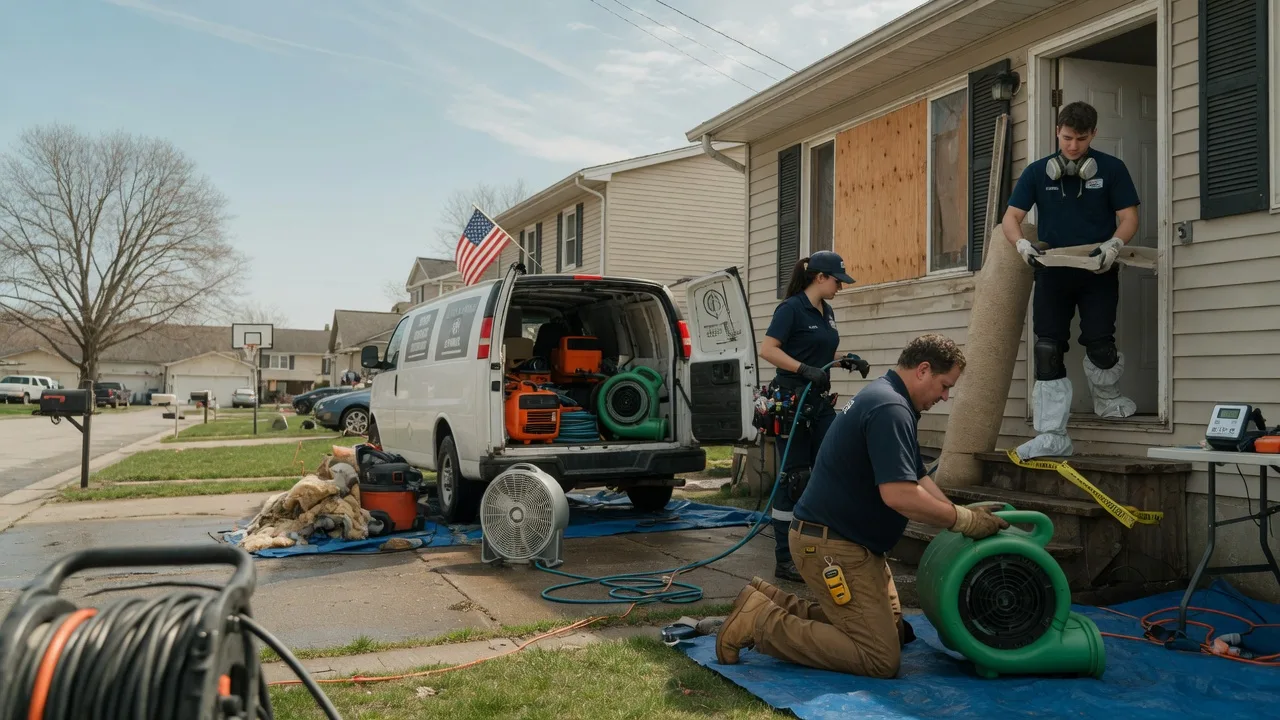 Water Damage Restoration in Huntington Mills, PA near me